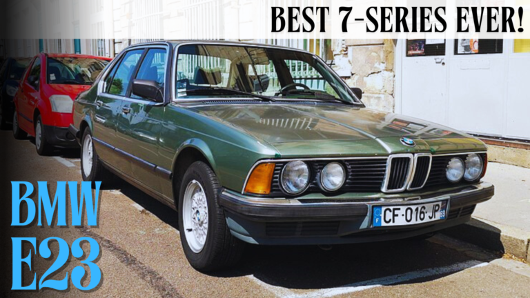 E23 BMW: Embracing the Classic Charm of the First 7-Series