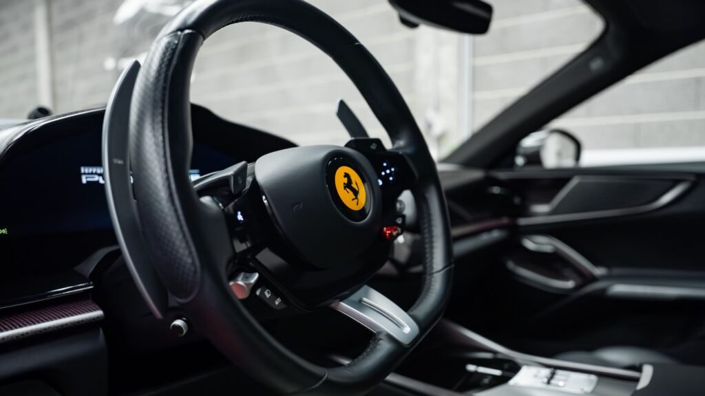 Ferrari purosangue Steering With Paddle Shifters