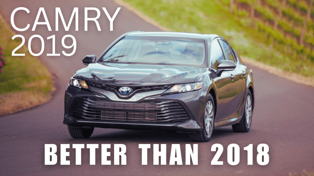 2019 Camry Reliability